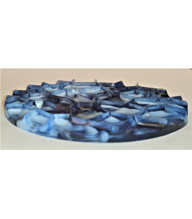 زیرلیوانی رزینی طرح سرامیک