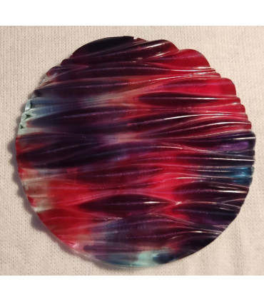 زیرلیوانی رزینی طرح سرامیک