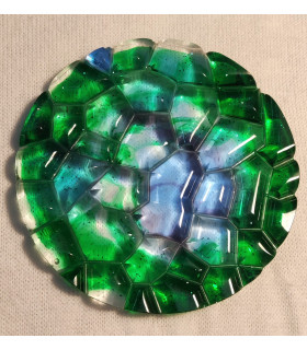 زیرلیوانی رزینی طرح سرامیک