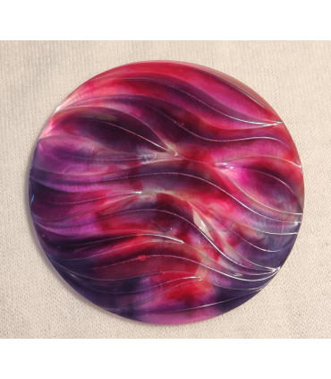 زیرلیوانی رزینی طرح سرامیک