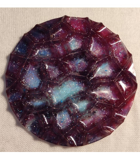 زیرلیوانی رزینی طرح سرامیک