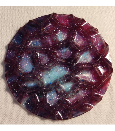 زیرلیوانی رزینی طرح سرامیک